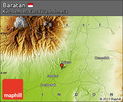 Physical Map of Baratan