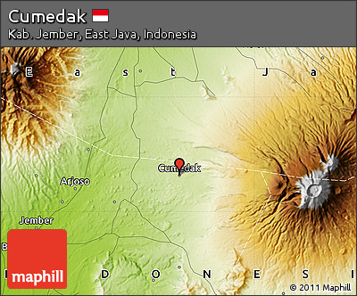 Physical Map of Cumedak