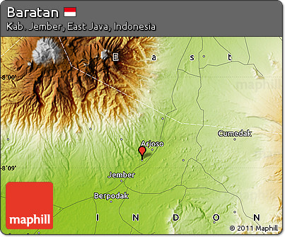 Physical Map of Baratan