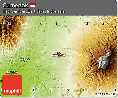 Physical Map of Cumedak