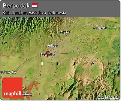 Satellite Map of Berpodak