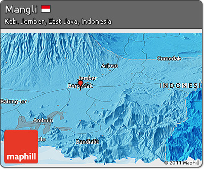 Political Panoramic Map of Mangli