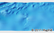 Shaded Relief 3D Map of the area around 8° 12' 42" S, 113° 49' 29" W