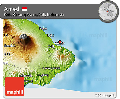 Physical 3D Map of Amed