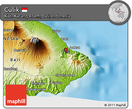 Physical 3D Map of Culik