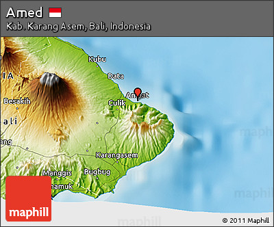 Physical 3D Map of Amed