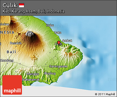 Physical 3D Map of Culik