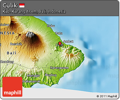 Physical 3D Map of Culik