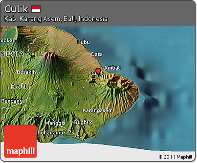 Satellite 3D Map of Culik