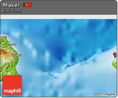 Physical 3D Map of Maker