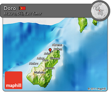 Physical 3D Map of Doro
