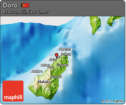 Physical 3D Map of Doro