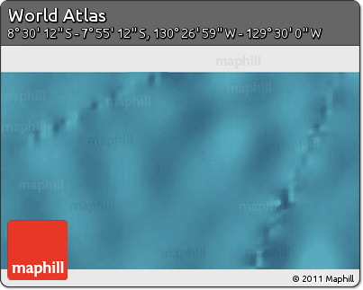 Satellite 3D Map of the Area around 8° 12' 42" S, 129° 58' 29" W
