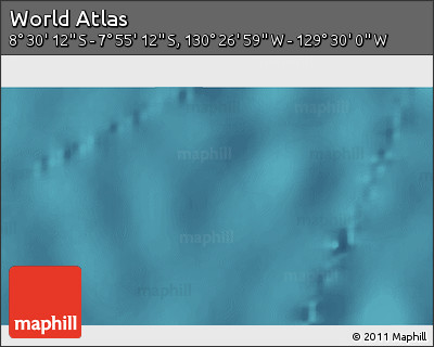 Satellite 3D Map of the Area around 8° 12' 42" S, 129° 58' 29" W