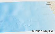 Shaded Relief 3D Map of the area around 8° 12' 42" S, 12° 49' 29" E