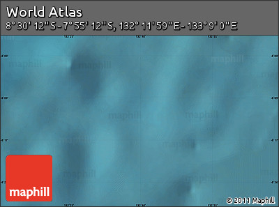 Satellite Map of the Area around 8° 12' 42" S, 132° 40' 30" E