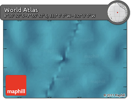 Satellite Map of the Area around 8° 12' 42" S, 132° 31' 30" W