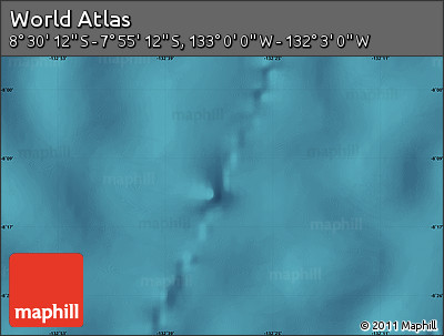 Satellite Map of the Area around 8° 12' 42" S, 132° 31' 30" W