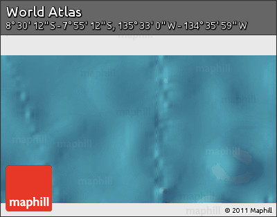 Satellite 3D Map of the Area around 8° 12' 42" S, 135° 4' 29" W