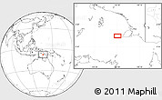 Blank Location Map of the area around 8° 12' 42" S, 136° 55' 30" E