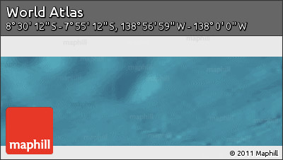 Satellite Panoramic Map of the Area around 8° 12' 42" S, 138° 28' 29" W