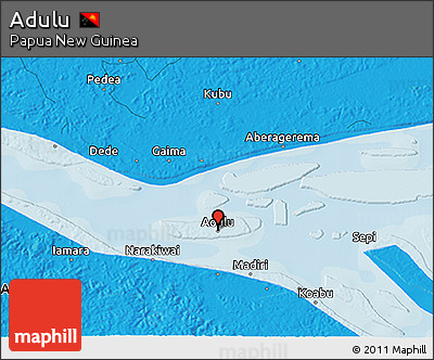 Political 3D Map of Adulu