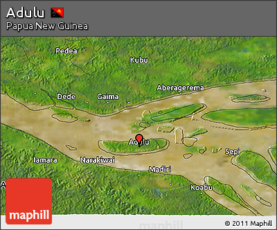 Satellite 3D Map of Adulu