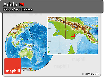 Physical Location Map of Adulu