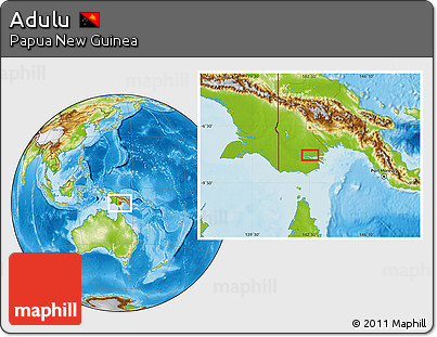 Physical Location Map of Adulu