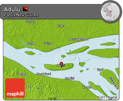 Physical Map of Adulu