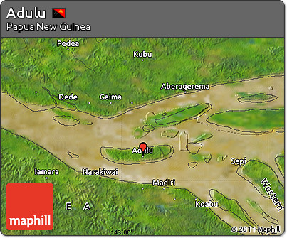 Satellite Map of Adulu