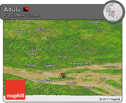 Satellite Panoramic Map of Adulu