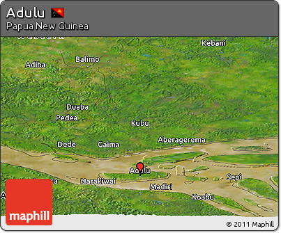 Satellite Panoramic Map of Adulu