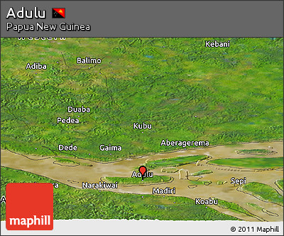 Satellite Panoramic Map of Adulu