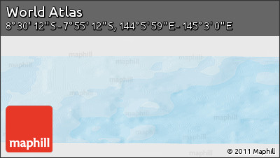 Political Panoramic Map of the Area around 8° 12' 42" S, 144° 34' 29" E
