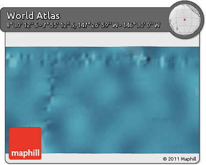 Satellite 3D Map of the Area around 8° 12' 42" S, 146° 58' 29" W