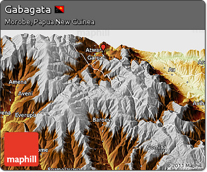 Physical 3D Map of Gabagata