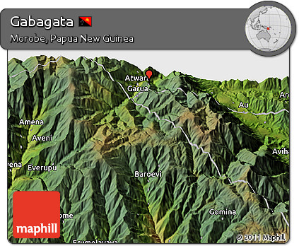 Satellite 3D Map of Gabagata
