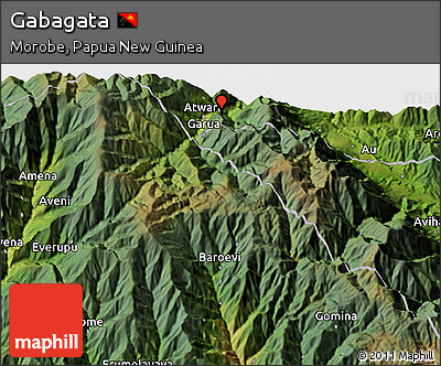 Satellite 3D Map of Gabagata