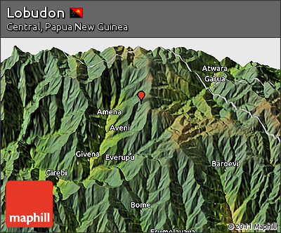 Satellite 3D Map of Lobudon