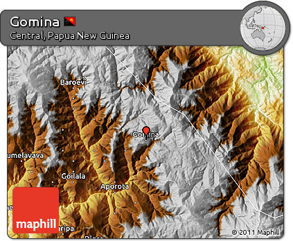 Physical Map of Gomina