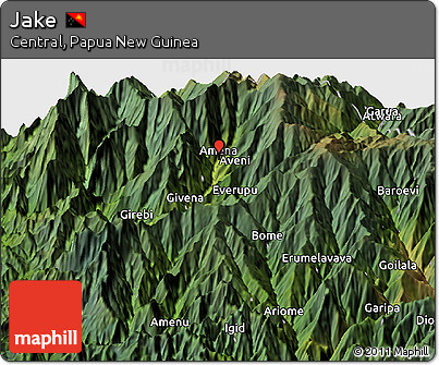 Satellite Panoramic Map of Jake