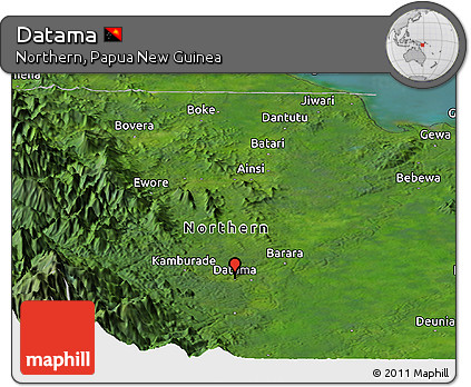 Satellite Panoramic Map of Datama