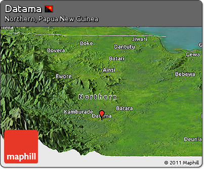 Satellite Panoramic Map of Datama