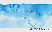 Political 3D Map of the area around 8° 12' 42" S, 149° 40' 30" E