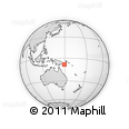 Outline Map of the Area around 8° 12' 42" S, 149° 40' 30" E, rectangular outline