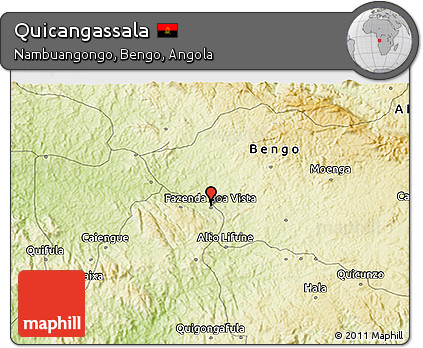 Physical 3D Map of Quicangassala