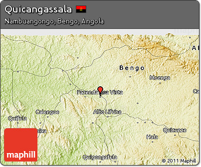 Physical 3D Map of Quicangassala