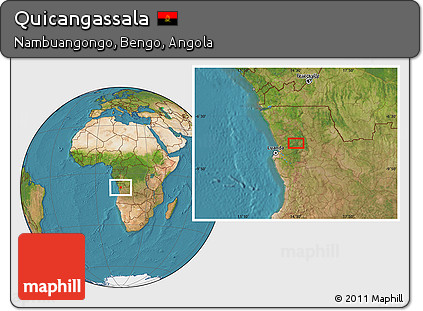 Satellite Location Map of Quicangassala