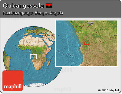 Satellite Location Map of Quicangassala